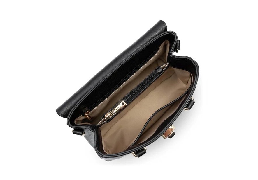 Lancaster 547-77 - CUIR DE VACHETTE - NOIR sac à main milano cosmos Sac porté travers