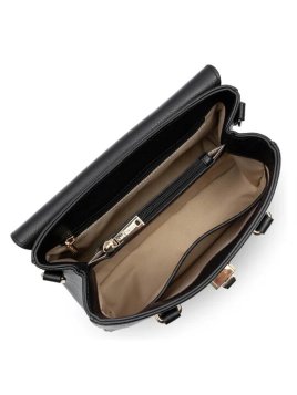 Lancaster 547-77 - CUIR DE VACHETTE - NOIR sac à main milano cosmos Sac porté travers