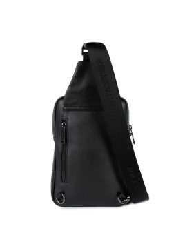 Lancaster 320-35 - CUIR DE VACHETTE - NOIR sac body soft vintage homme Sacs bandoulière/Sacoches