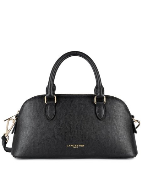Lancaster 538-003 - CUIR DE VACHETTE - NOI grand sac demi lune sierra jia Sac business