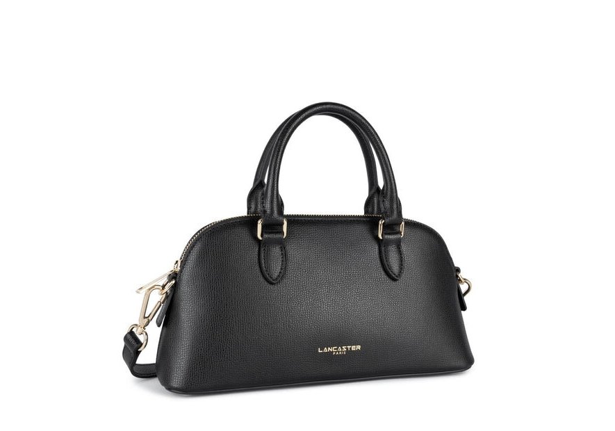 Lancaster 538-003 - CUIR DE VACHETTE - NOI grand sac demi lune sierra jia Sac business