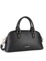 Lancaster 538-003 - CUIR DE VACHETTE - NOI grand sac demi lune sierra jia sacs-a-mains
