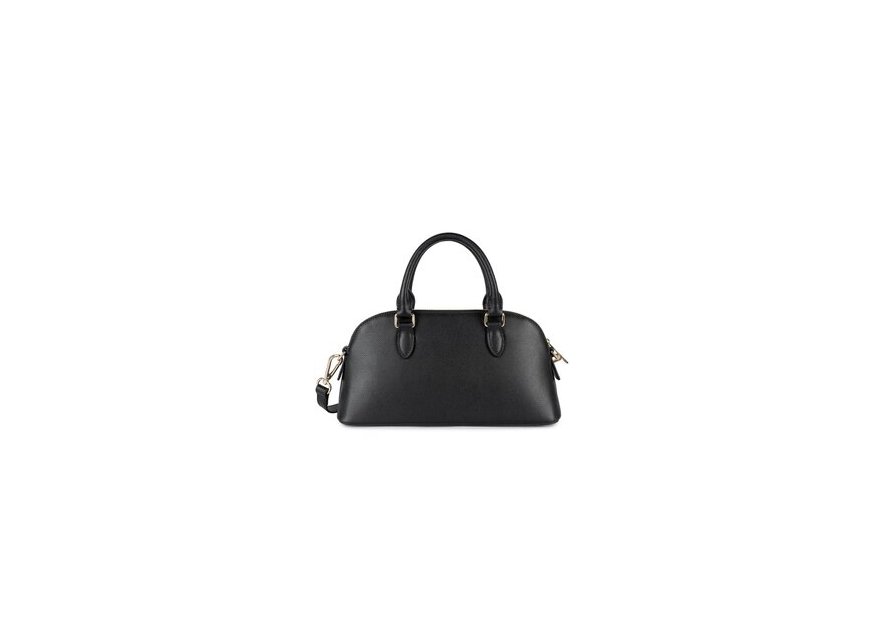 Lancaster 538-003 - CUIR DE VACHETTE - NOI grand sac demi lune sierra jia Sac business
