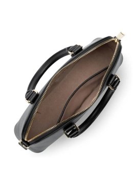 Lancaster 538-003 - CUIR DE VACHETTE - NOI grand sac demi lune sierra jia Sac business