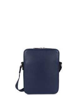 Lancaster 312-31 - CUIR DE VACHETTE - BLEU sacoche homme sierra mathias Sacs bandoulière/Sacoches