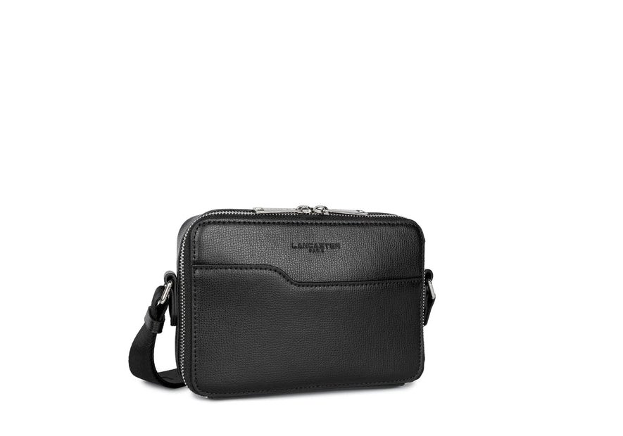 Lancaster 312-32 - CUIR DE VACHETTE - NOIR sacoche homme sierra mathias Sacs bandoulière/Sacoches