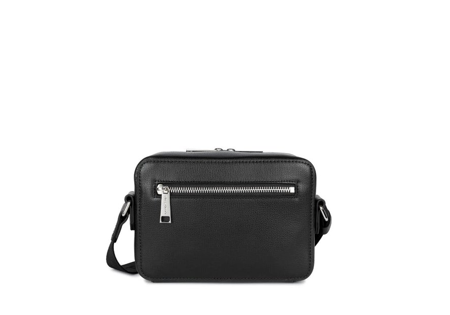 Lancaster 312-32 - CUIR DE VACHETTE - NOIR sacoche homme sierra mathias Sacs bandoulière/Sacoches