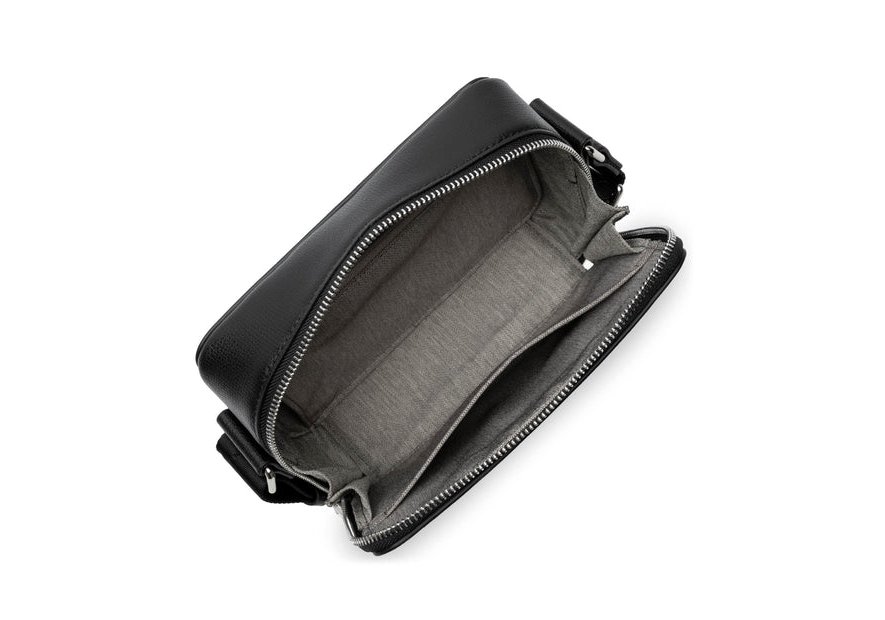 Lancaster 312-32 - CUIR DE VACHETTE - NOIR sacoche homme sierra mathias Sacs bandoulière/Sacoches