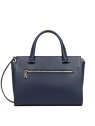 Lancaster 438-008 - CUIR DE VACHETTE - BLE sac porté main sierra sacs-a-mains