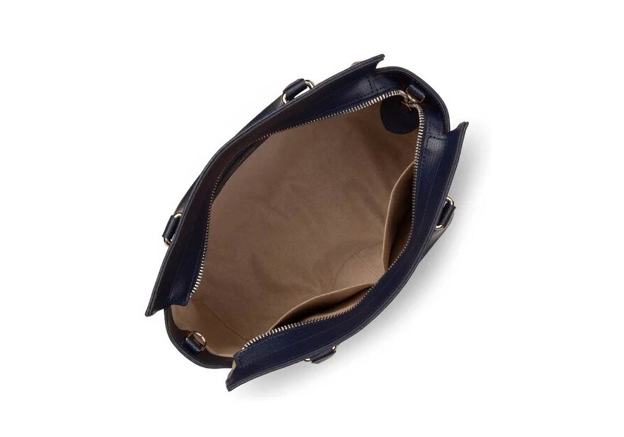 Lancaster 438-008 - CUIR DE VACHETTE - BLE sac porté main sierra Sac business