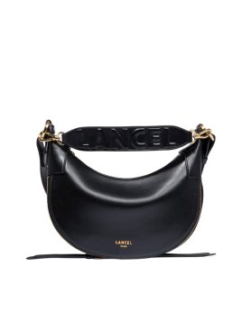 Lancel A13313 - CUIR DE VACHETTE - NOIR sac hobo s lancel origami Sacs à mains