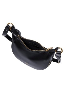 Lancel A13313 - CUIR DE VACHETTE - NOIR sac hobo s lancel origami Sacs à mains