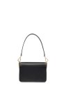 Lancel A13147 - CUIR DE VACHETTE - NOIR sac a rabat s angele sacs-a-mains