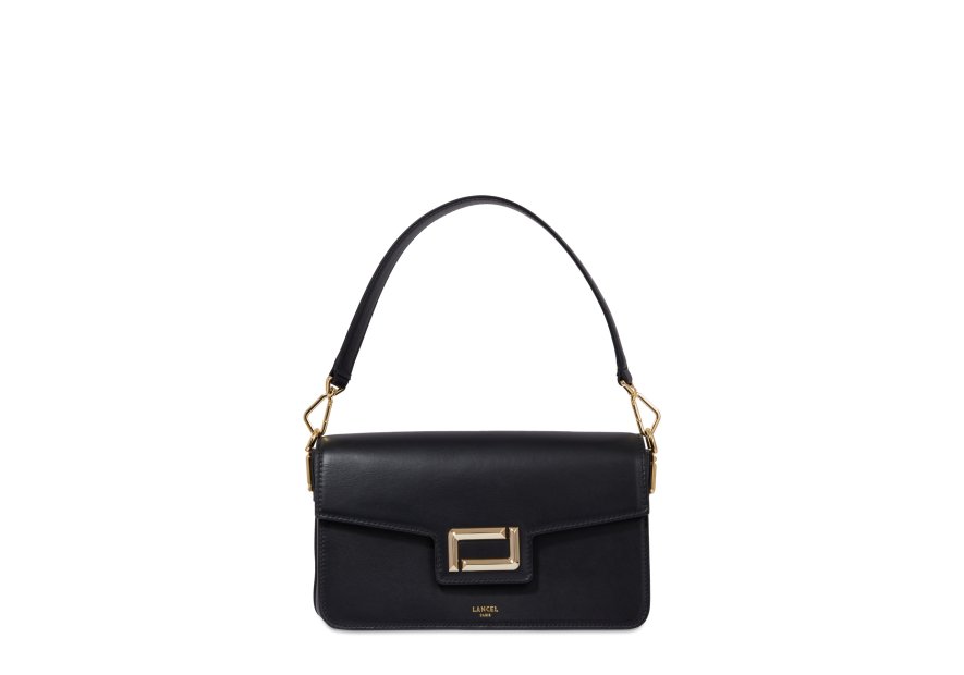 Lancel A13149 - CUIR DE VACHETTE - NOIR sac a rabat m angele Sac business
