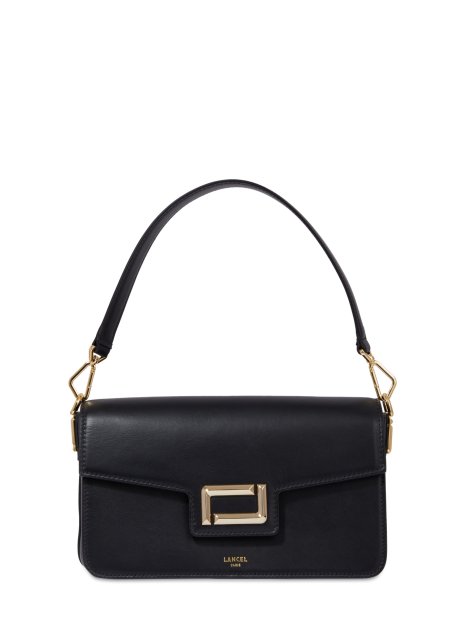 Lancel A13149 - CUIR DE VACHETTE - NOIR sac a rabat m angele sacs-a-mains