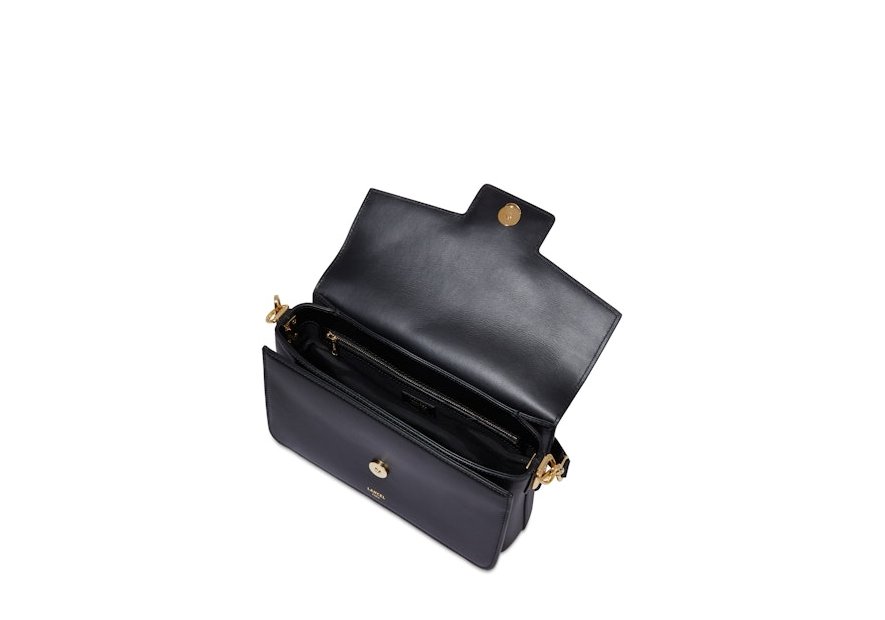 Lancel A13149 - CUIR DE VACHETTE - NOIR sac a rabat m angele Sac business