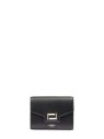 Lancel A13161 - CUIR DE VACHETTE - NOIR portefeuille rabat pm angele porte-monnaie-femme