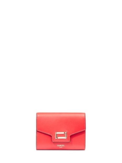 Lancel A13161 - CUIR DE VACHETTE - ROUG portefeuille rabat pm angele porte-monnaie-femme