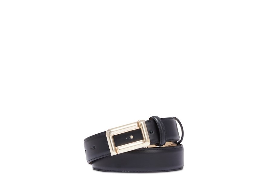 Lancel A13256 - CUIR DE VACHETTE - NOIR ceintures angele de lancel Ceinture femme