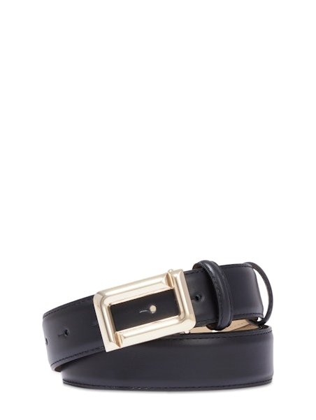 Lancel A13256 - CUIR DE VACHETTE - NOIR ceintures angele de lancel Ceinture femme