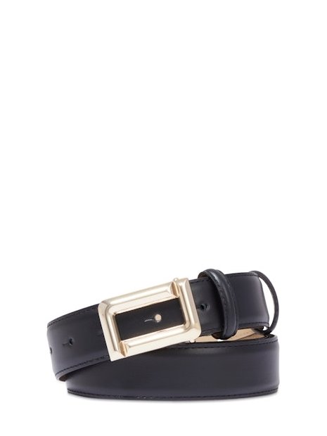 Lancel A13256 - CUIR DE VACHETTE - NOIR ceintures angele de lancel ceinture-femme