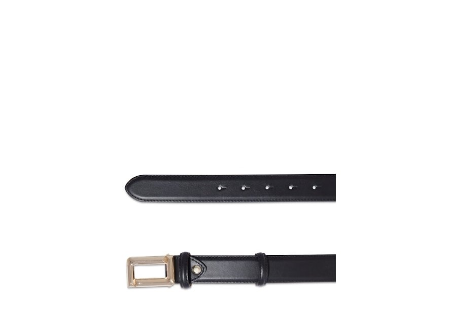 Lancel A13256 - CUIR DE VACHETTE - NOIR ceintures angele de lancel Ceinture femme