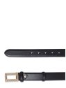 Lancel A13256 - CUIR DE VACHETTE - NOIR ceintures angele de lancel ceinture-femme