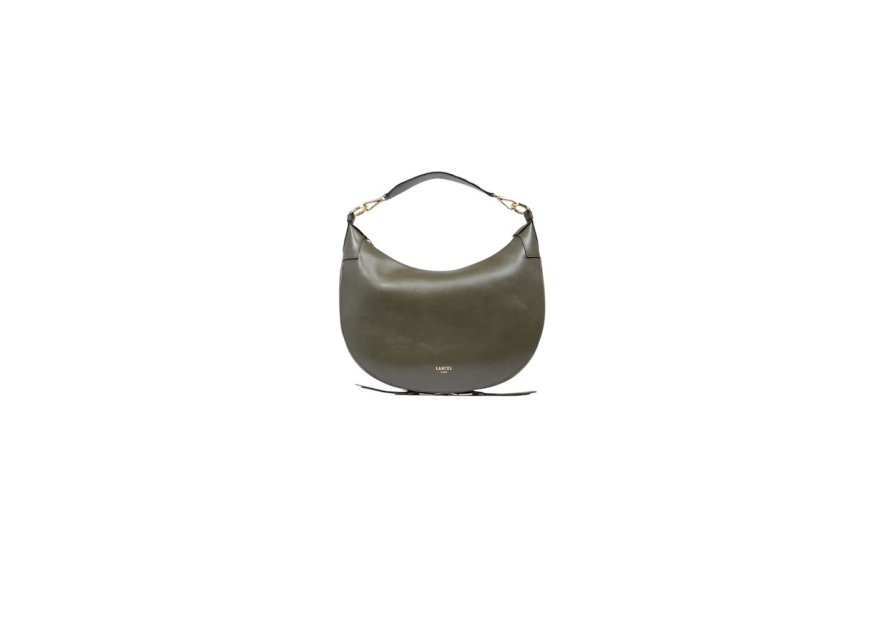 Lancel A13313 - CUIR DE VACHETTE - KAKI sac besace hobo s origami Sac business