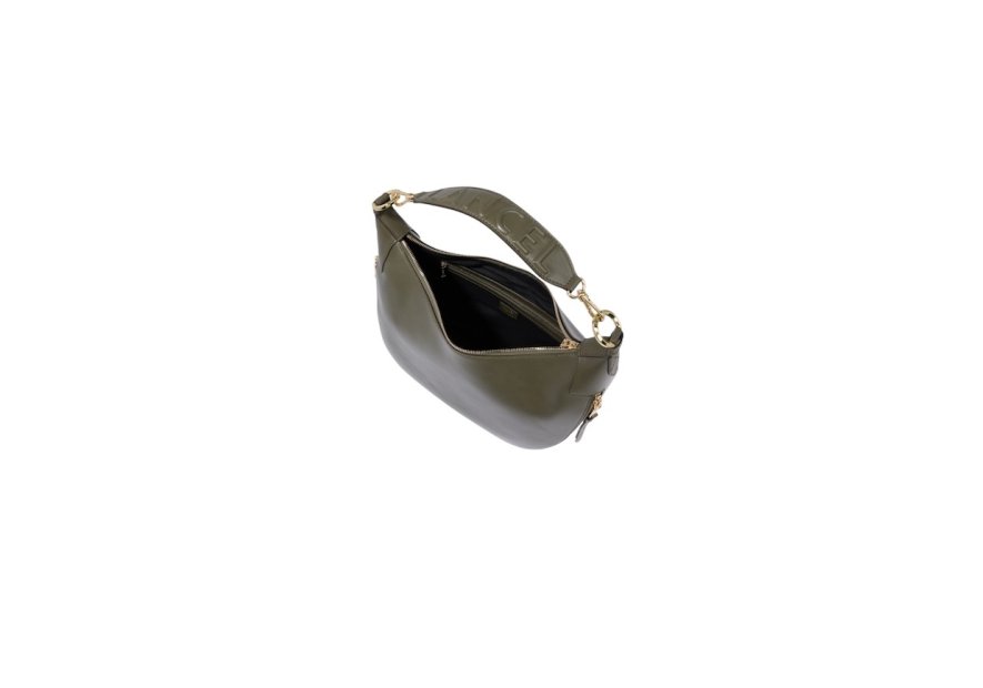 Lancel A13313 - CUIR DE VACHETTE - KAKI sac besace hobo s origami Sac business