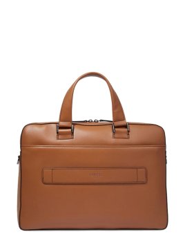 Lancel A12982 - CUIR DE VACHETTE - COGN porte document lancel max Sac business