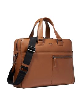 Lancel A12982 - CUIR DE VACHETTE - COGN porte document lancel max Sac business