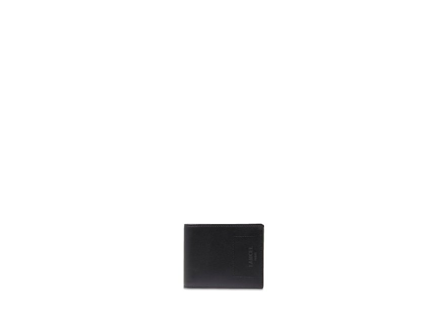 Lancel A12989 - CUIR DE VACHETTE - NOIR portefeuille italien max de lancel Portefeuilles
