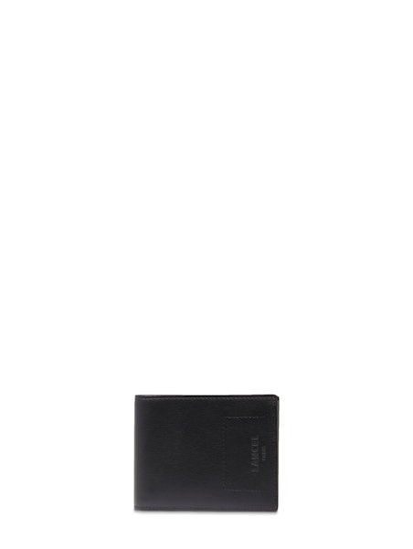 Lancel A12989 - CUIR DE VACHETTE - NOIR portefeuille italien max de lancel Portefeuilles