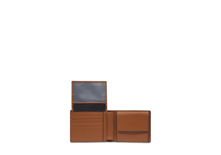 Lancel A12989 - CUIR DE VACHETTE - COGN portefeuille italien max de lancel Portefeuilles
