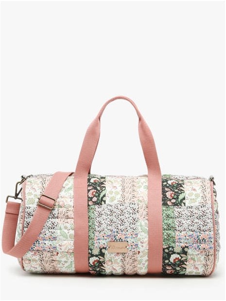 Woomen WIXB012 - COTON - MIX FLOWERS sac polochon mix flowers woomen sac-a-main-shopping-toile-ou-cuir