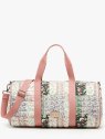 Woomen WIXB012 - COTON - MIX FLOWERS sac polochon mix flowers woomen sac-a-main-shopping-toile-ou-cuir