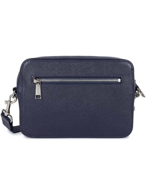 Lancaster 312-33 - CUIR DE VACHETTE - BLEU reporter m sierra mathias Sac business