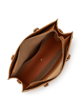 Lancaster 470-72 - CUIR DE VACHETTE - CAME grand sac cabas épaule Sac business