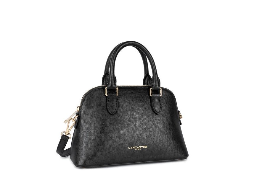 Lancaster 538-002 - CUIR DE VACHETTE - NOI sac demi lune sierra jia Sac business