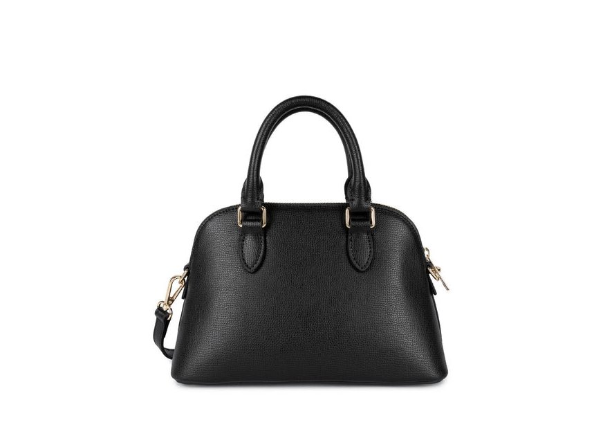 Lancaster 538-002 - CUIR DE VACHETTE - NOI sac demi lune sierra jia Sac business
