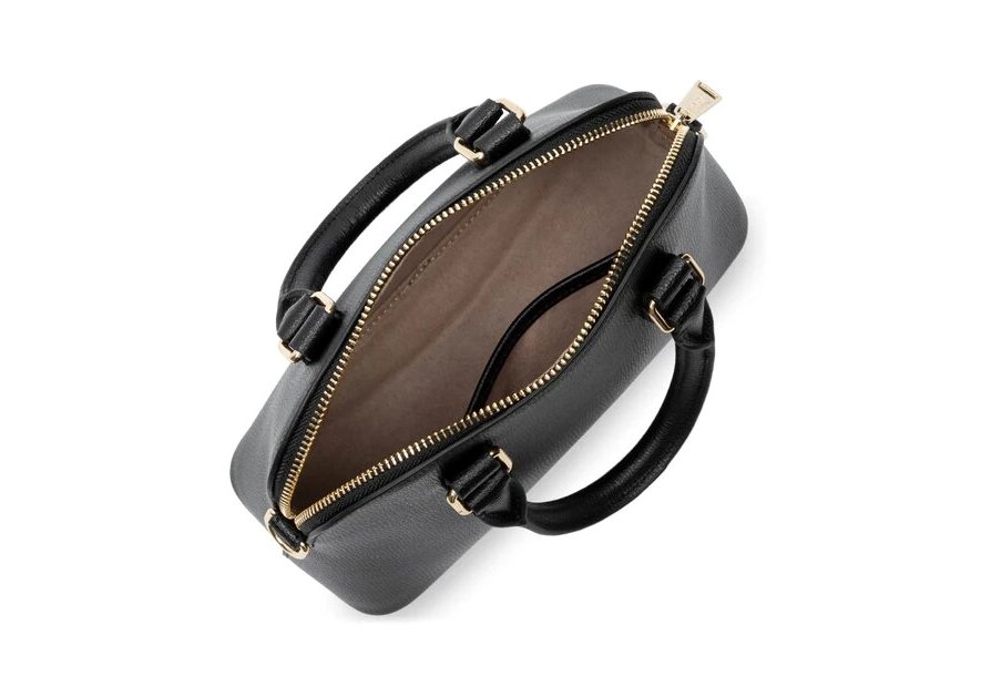 Lancaster 538-002 - CUIR DE VACHETTE - NOI sac demi lune sierra jia Sac business