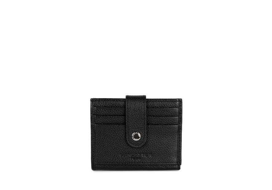 Lancaster 170-32 - CUIR DE VACHETTE - NOIR porte-cartes foulonné pm Porte-cartes