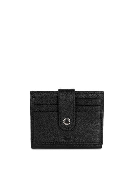 Lancaster 170-32 - CUIR DE VACHETTE - NOIR porte-cartes foulonné pm porte-cartes