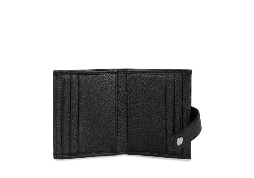 Lancaster 170-32 - CUIR DE VACHETTE - NOIR porte-cartes foulonné pm Porte-cartes