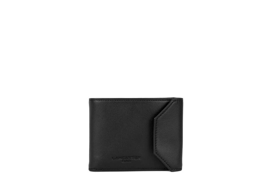 Lancaster 120-43 - CUIR DE VACHETTE - NOIR porte cartes soft vintage Porte-cartes
