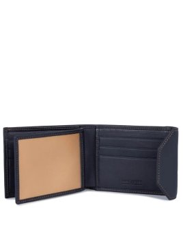 Lancaster 120-43 - CUIR DE VACHETTE - BLEU porte cartes soft vintage Porte-cartes