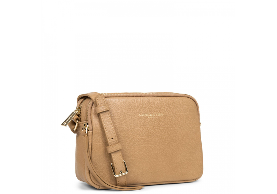 Lancaster 529-20 - CUIR DE VACHETTE - NATU Dune - Mini Sac Trotteur
