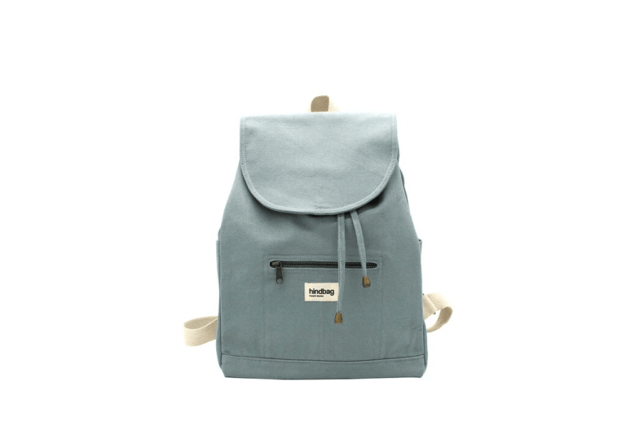 hindbag ELIOT. - COTON BIO - SAUGE sac a dos eliot gm Sac business