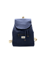 hindbag ELIOT. - COTON BIO - NAVY sac a dos eliot gm sacs-a-mains