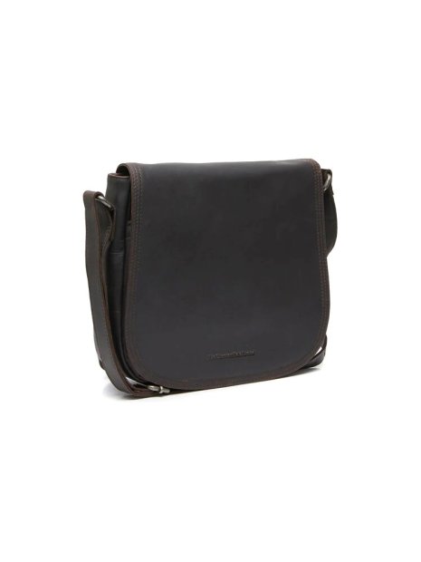 the chesterfield C48.1326 - CUIR DE VACHETTE - BR sac rabat arrondi everglades sacs-a-mains